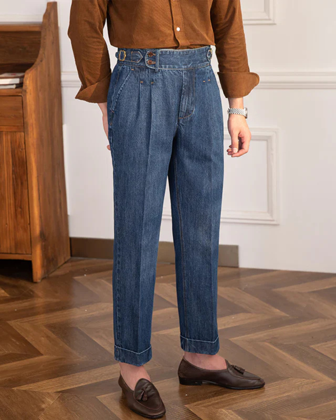 MAXIMILIAN™ - Denim gamba dritta