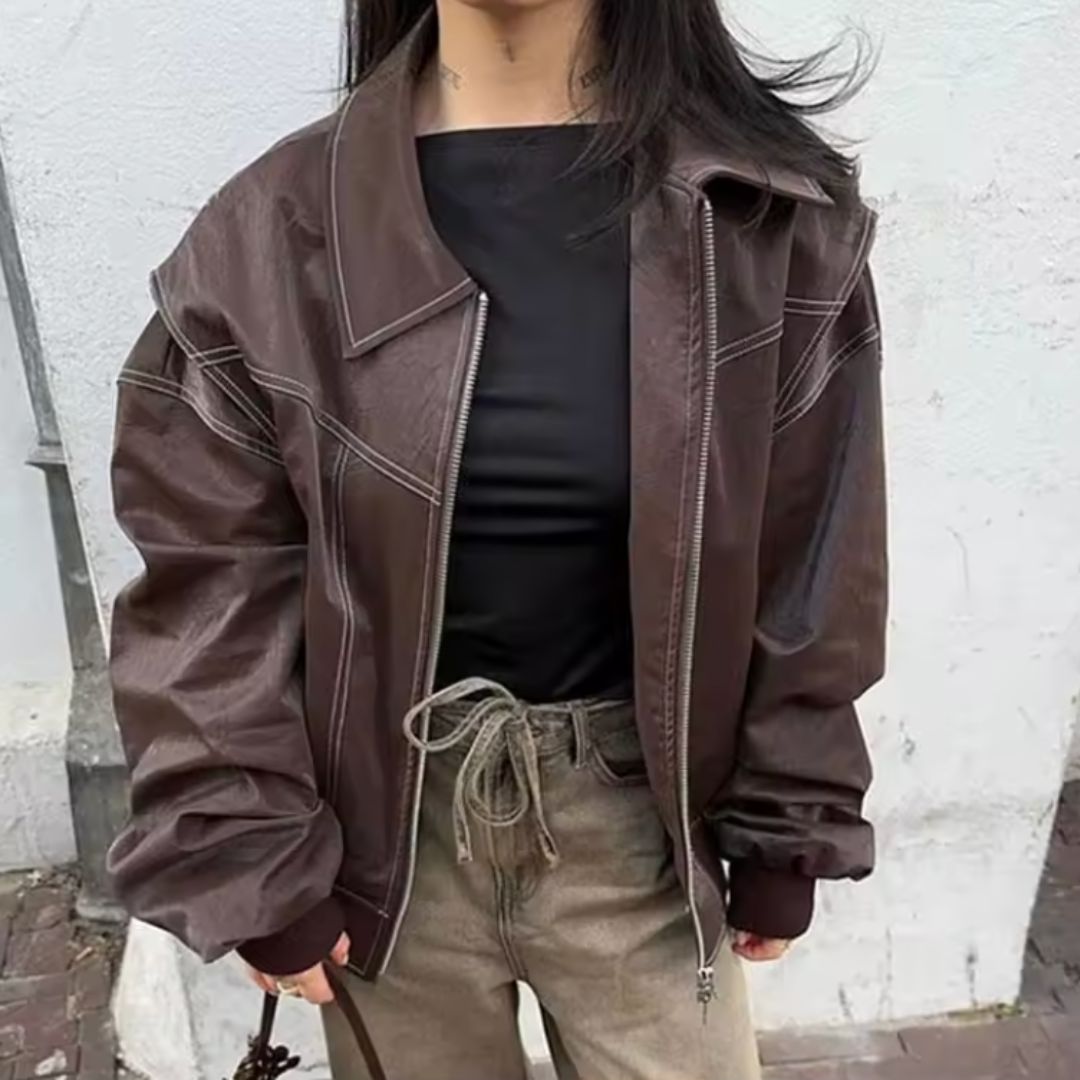 SADIE™ - Giacca in pelle vegana