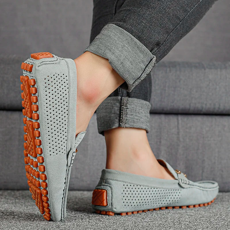 VIRGILIO™ - Mocassino in pelle traforata