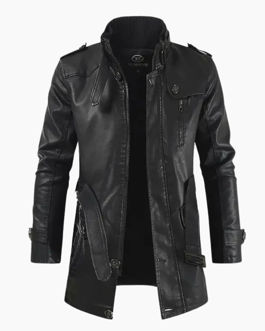 TRONUS™ - giacca lunga in pelle