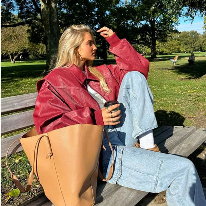 SADIE™ - Giacca in pelle vegana