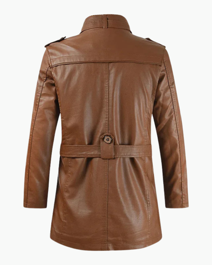 TRONUS™ - giacca lunga in pelle