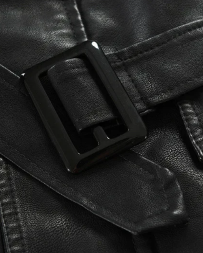 TRONUS™ - giacca lunga in pelle