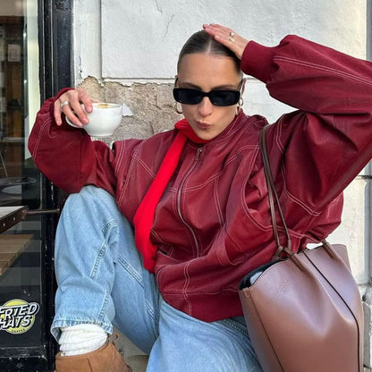 SADIE™ - Giacca in pelle vegana