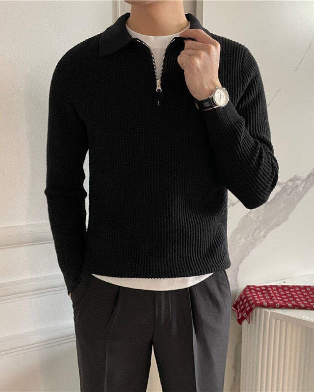 ULISSE™ - Maglione con Zip