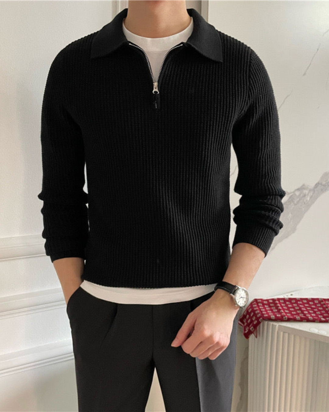 ULISSE™ - Maglione con Zip