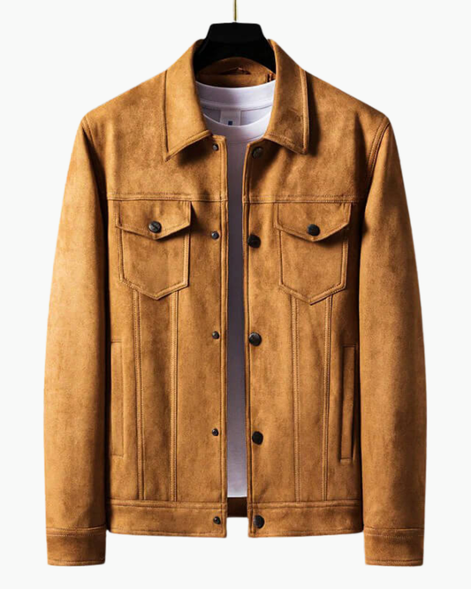 ROYS™- Giacca scamosciata elegante