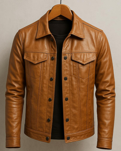 LONDON™ - giubbotto in pelle elegante