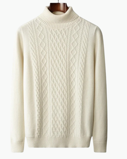 ANDREW™ -  Maglione Dolcevita a Mezzo Collo in Lana