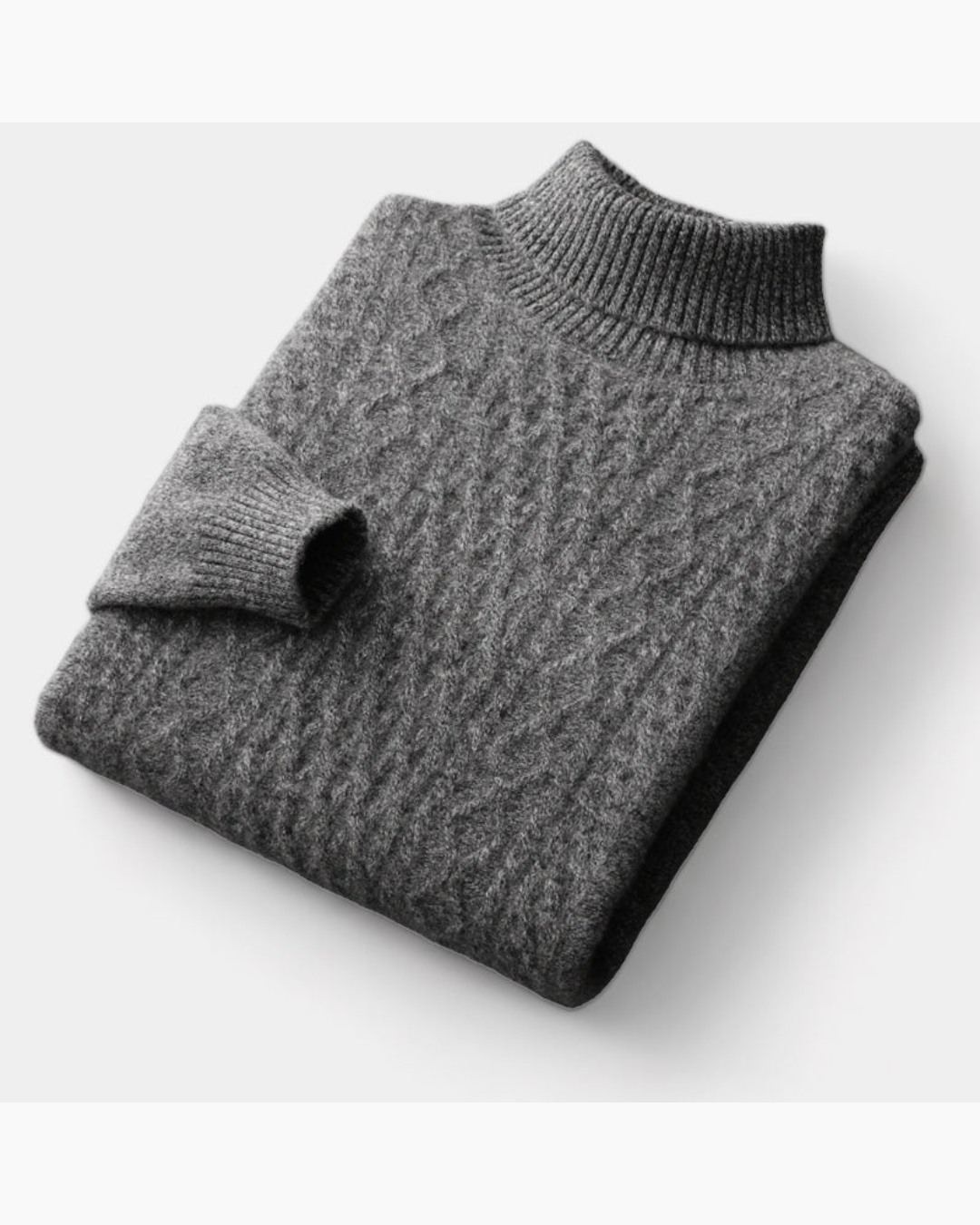 ANDREW™ -  Maglione Dolcevita a Mezzo Collo in Lana