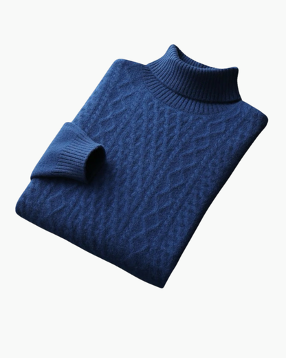 ANDREW™ -  Maglione Dolcevita a Mezzo Collo in Lana