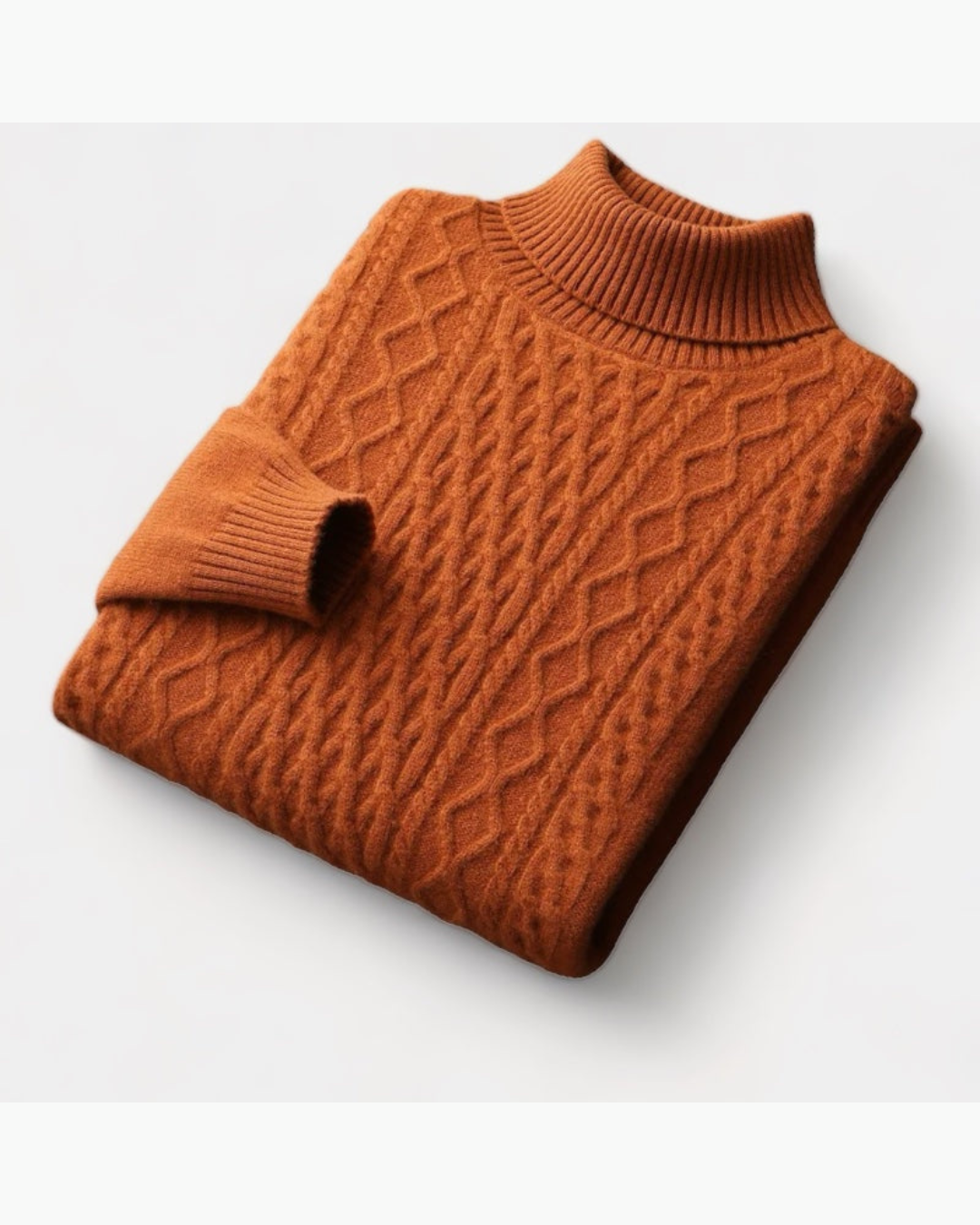 ANDREW™ -  Maglione Dolcevita a Mezzo Collo in Lana