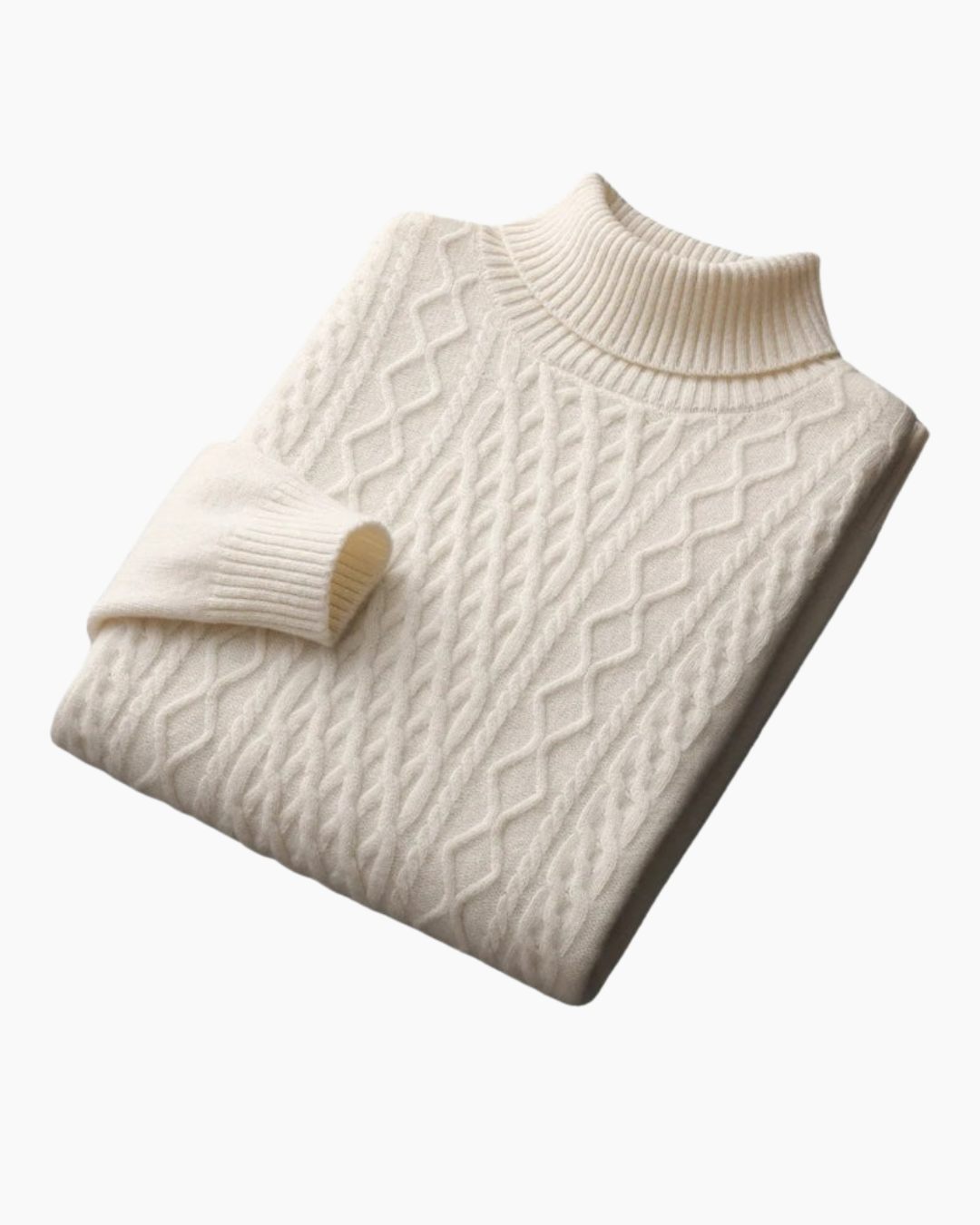 ANDREW™ -  Maglione Dolcevita a Mezzo Collo in Lana