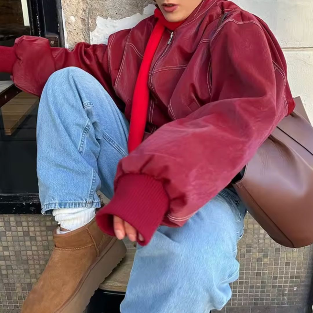 SADIE™ - Giacca in pelle vegana