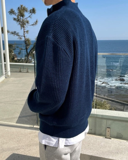 MONTELUX™ - Maglione a mezza zip