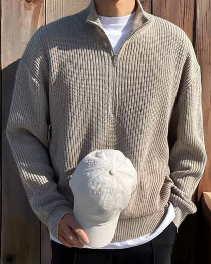 MONTELUX™ - Maglione a mezza zip