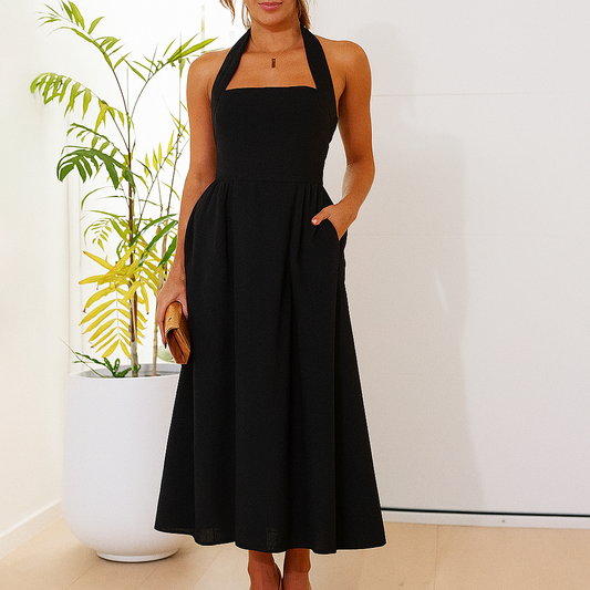 VALENTINA™ - Abito con taglio midi